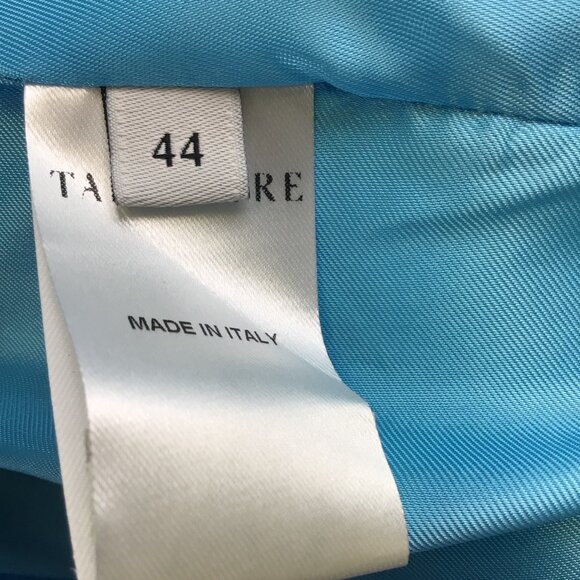 TALIA BYRE TURQUOISE WOOL STRETCH JACKET - Picture 6 of 6